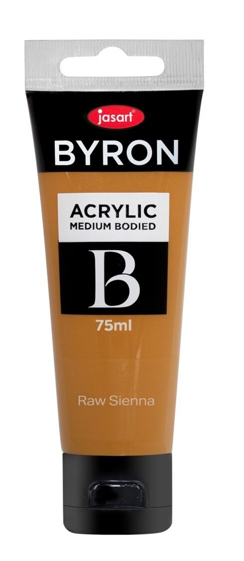 PAINT JASART BYRON ACRYLIC 75ML RAW SIENNA
