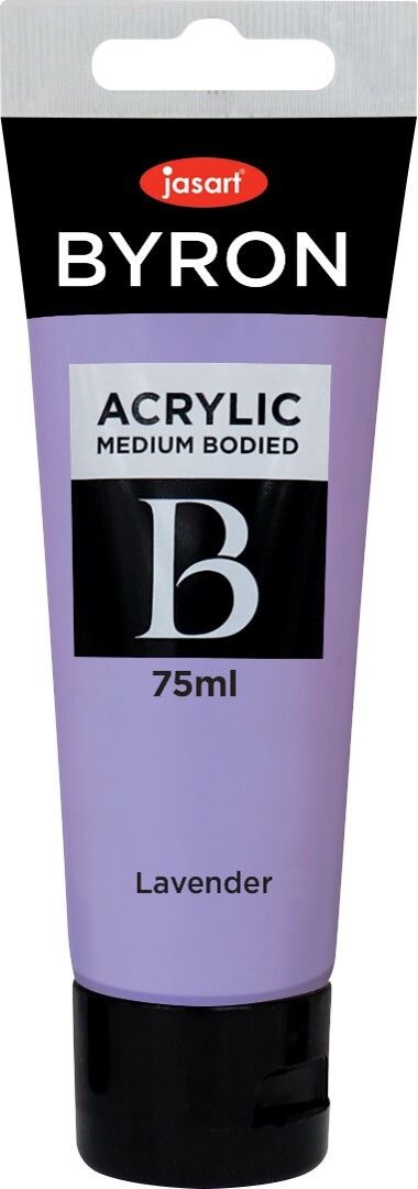 PAINT JASART BYRON ACRYLIC 75ML LAVENDER (BRILLIANT PURPLE) PAINT JASART BYRON ACRYLIC 75ML LAVENDER (BRILLIANT PURPLE)