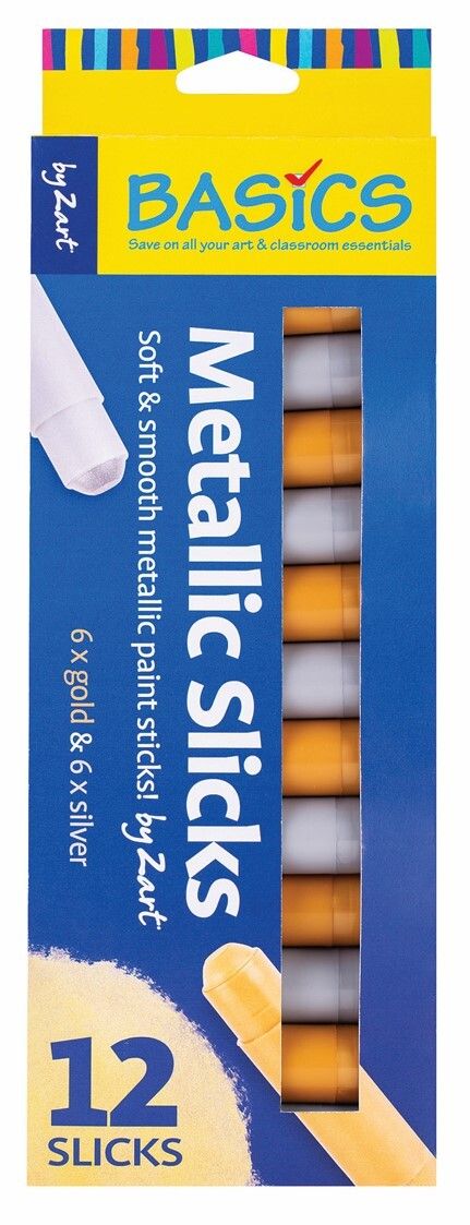 PAINT STICK ZART SLICKS METALLIC PACK