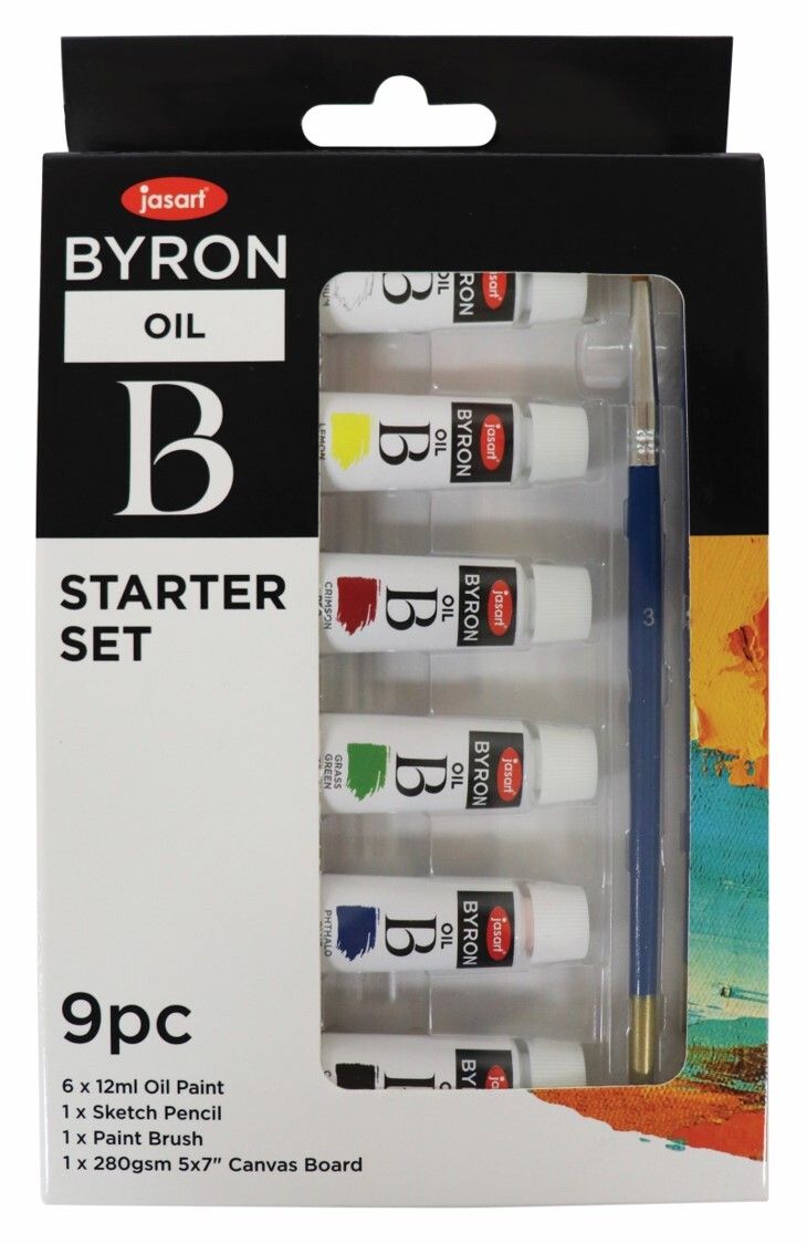 OIL PAINT JASART BYRON STARTER SET 9