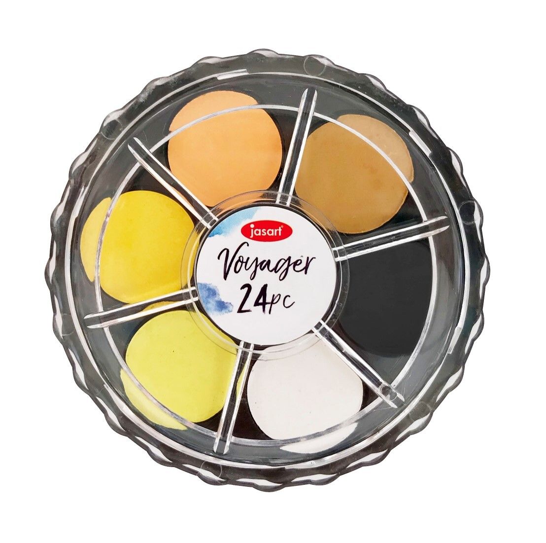 WATER COLOUR DISCS JASART VOYAGER SET 24PC