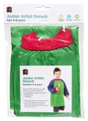 ART SMOCK EC JUNIOR ARTIST GREEN & BLUE FOR AGES 4-8 ART SMOCK EC JUNIOR ARTIST GREEN & BLUE FOR AGES 4-8