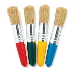 PAINT BRUSH EC BABY STUBBY PK4
