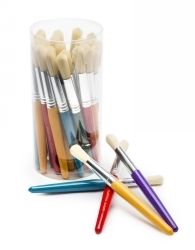 PAINT BRUSH JUMBO STUBBY TUB (30) ROUND EDVANTAGE