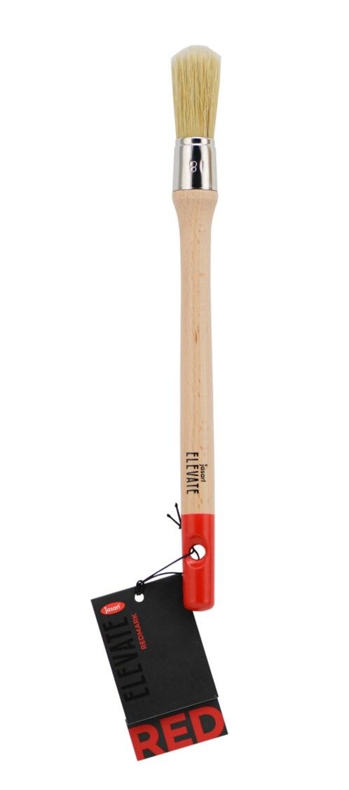 PAINT BRUSH JASART 18MM ELEVATE REDMARK HOG/NYLON ROUND PAINT BRUSH JASART 18MM ELEVATE REDMARK HOG/NYLON ROUND