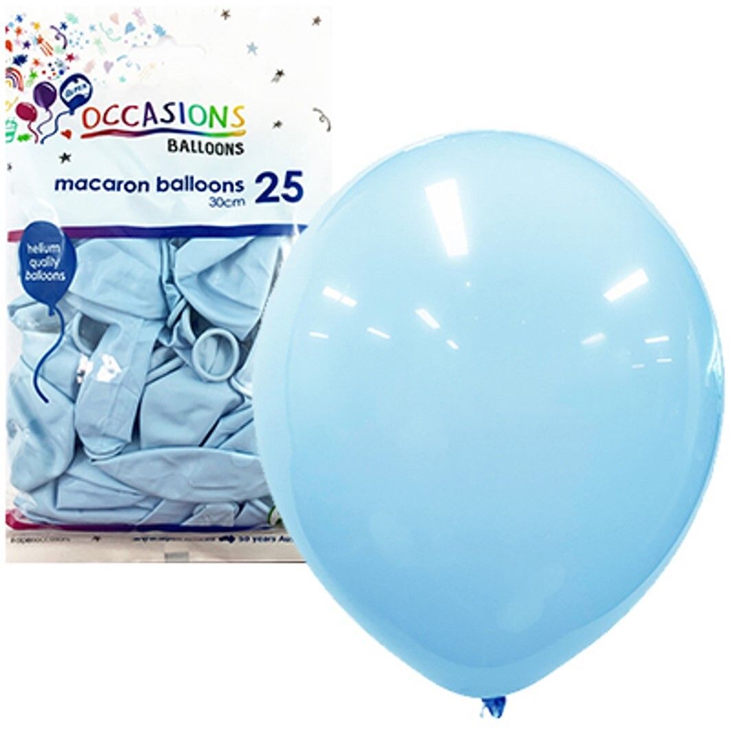 BALLOONS ALPEN 30CM MACARON PASTEL LIGHT BLUE PK25 BALLOONS ALPEN 30CM MACARON PASTEL LIGHT BLUE PK25