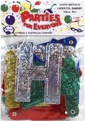 BANNER ALPEN JOINTED HAPPY BIRTHDAY