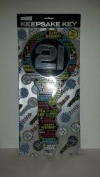 BIRTHDAY KEY OZCORP 21ST MULTI HAPPY BIRTHDAY