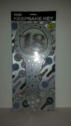 BIRTHDAY KEY OZCORP 18TH SILVER STARS