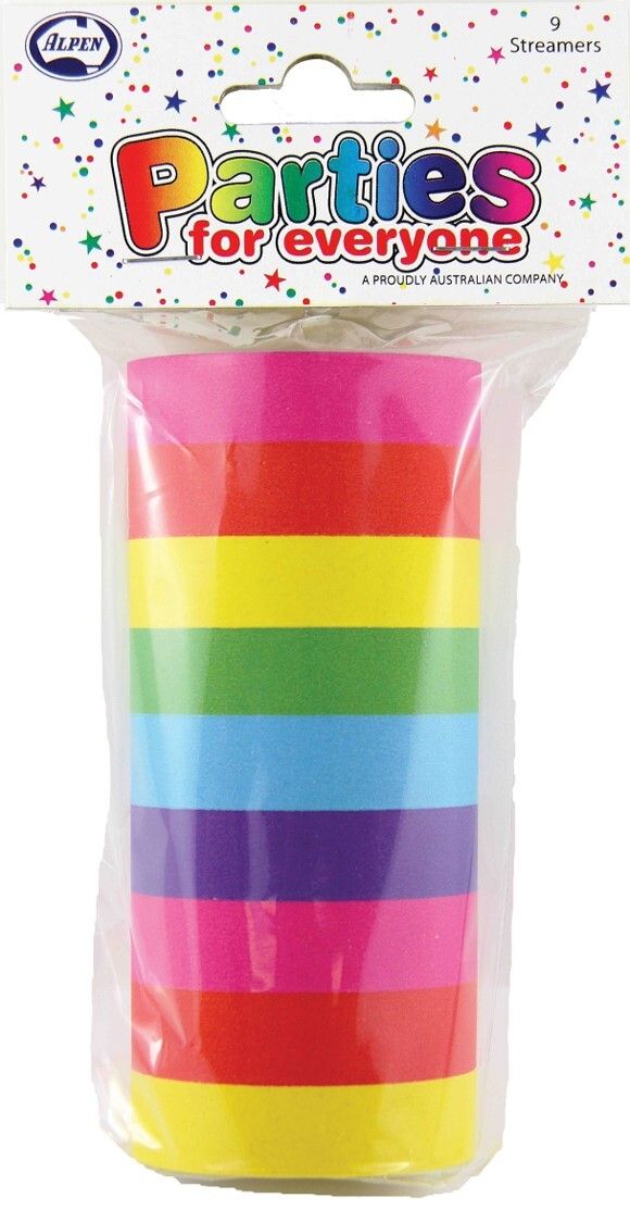 STREAMERS BOAT ALPEN P9 ASSORTED COLOURS