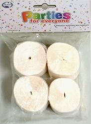 STREAMERS CREPE ALPEN P4 WHITE