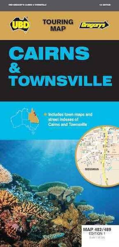 MAP UBD/GRE CAIRNS & TOWNSVILLE 482/489 1ST ED