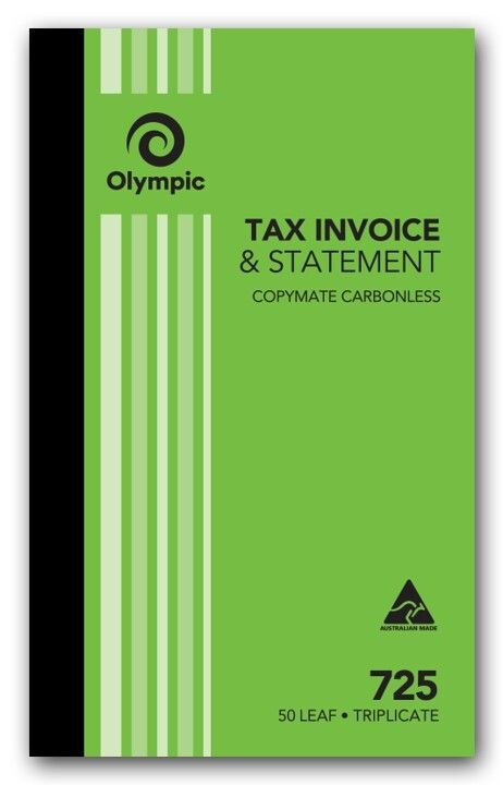 INV/STAT BOOK OLYMPIC FSC 725 TRIP C/LESS 8X5 50LF (07751) INV/STAT BOOK OLYMPIC FSC 725 TRIP C/LESS 8X5 50LF (07751)