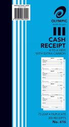 CASH REC BOOK OLYMPIC 616 DUP 4TV 254X136