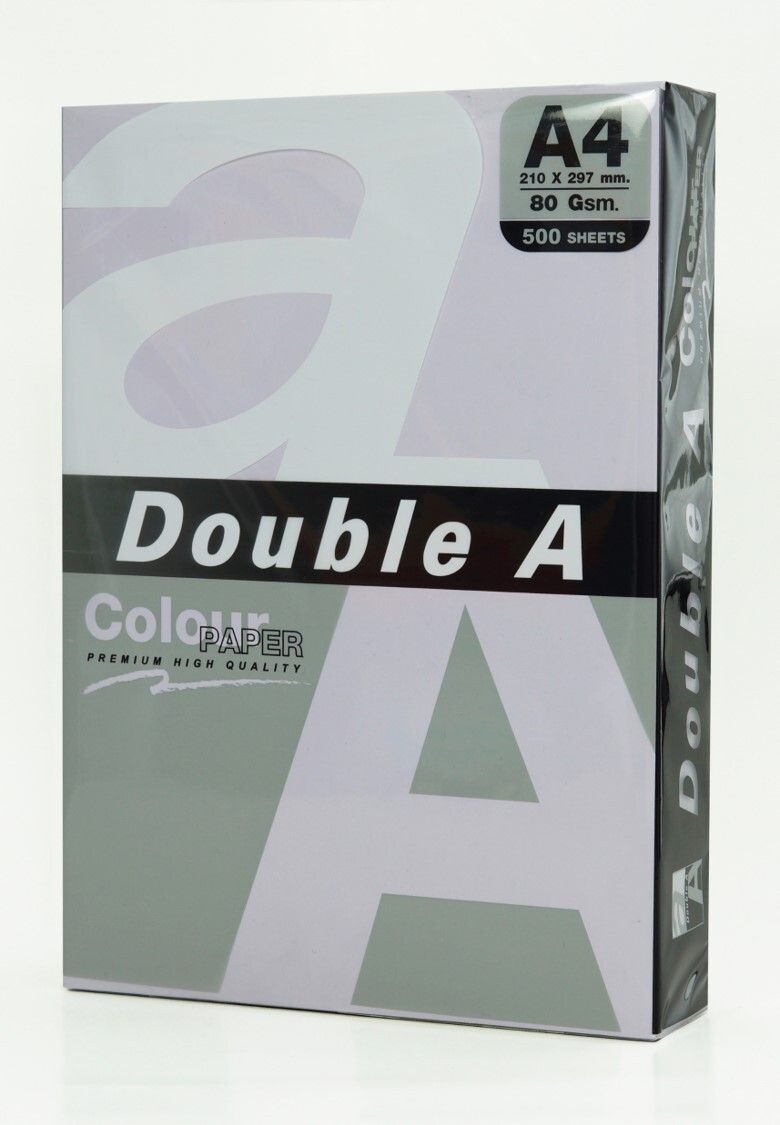 COPY PAPER DOUBLE A A4 80GSM PASTEL COLOUR LAVENDER PK 500 COPY PAPER DOUBLE A A4 80GSM PASTEL COLOUR LAVENDER PK 500