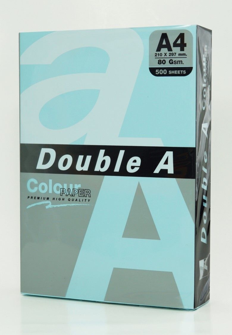 COPY PAPER DOUBLE A A4 80GSM PASTEL COLOUR OCEAN PK 500 COPY PAPER DOUBLE A A4 80GSM PASTEL COLOUR OCEAN PK 500