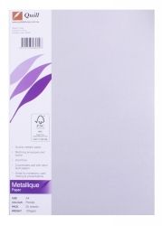 PAPER QUILL A4 METALLIQUE PERIDOT 120GSM PK25