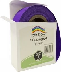 SP- STRIPPING ROLL RAINBOW RIBBED 50MMX30M PURPLE