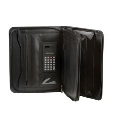 COMPENDIUM SPIRAX A4 ZIPPERED EXECUTIVE BLACK