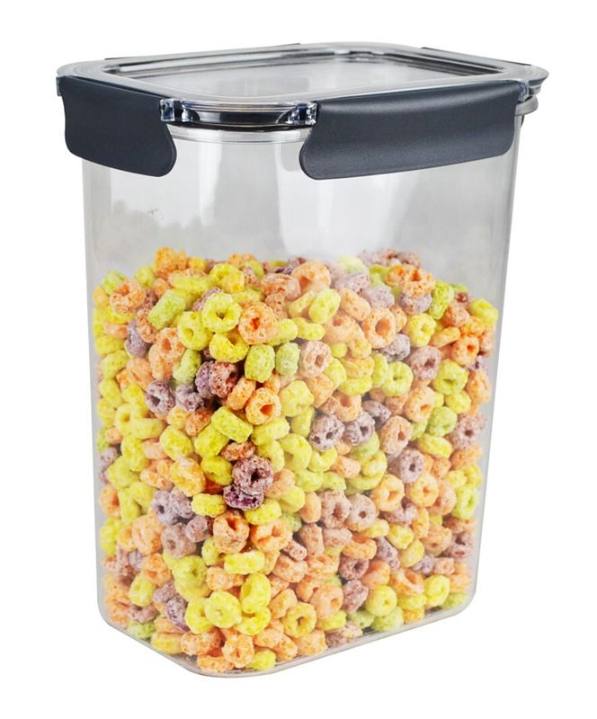 FOOD CONTAINER ITALPLAST 3700ML SNAP LOCK CLEAR 210 X 150 X 250