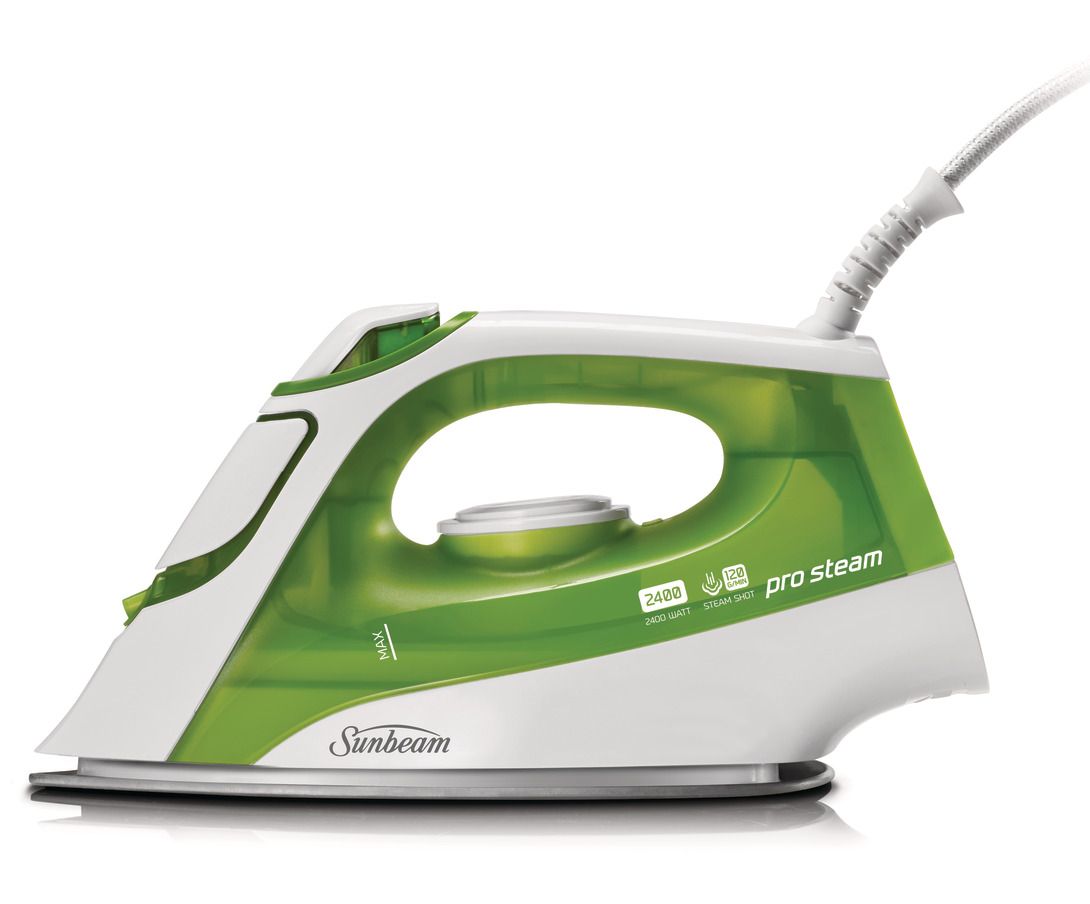 SP- IRON SUNBEAM 2400W PROSTEAM GLUIDE LIME GREEN SP- IRON SUNBEAM 2400W PROSTEAM GLUIDE LIME GREEN