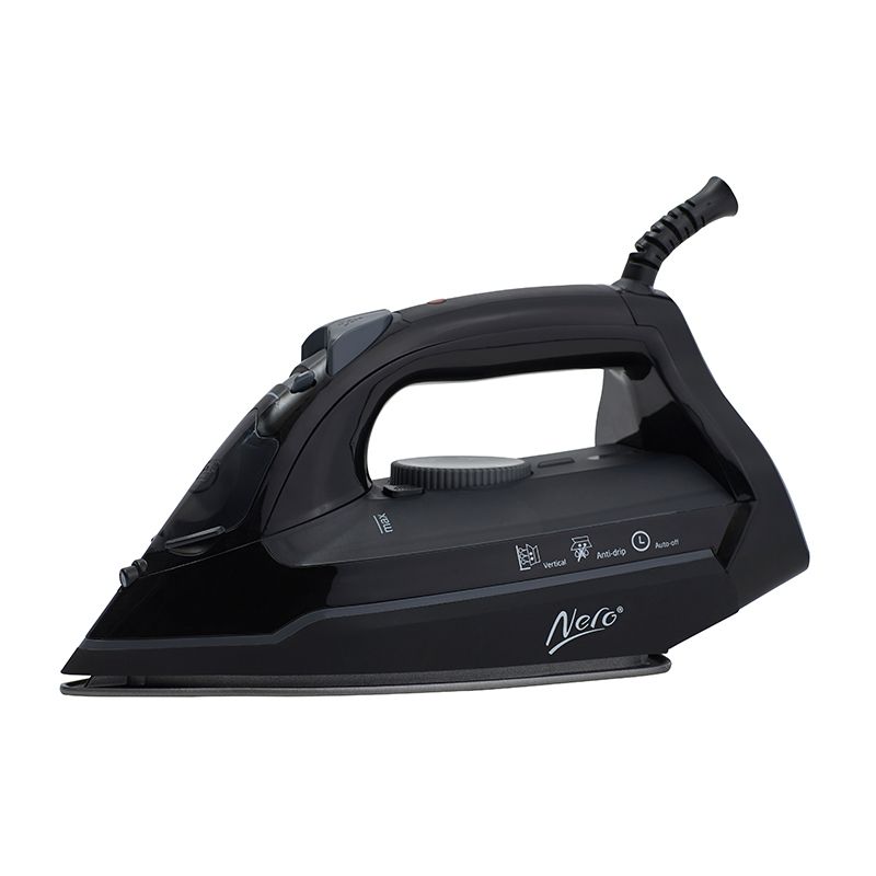 SP- IRON NERO 450 STEAM AND DRY NON STICK BLACK