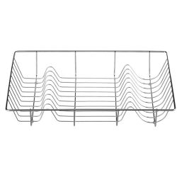 SP- DISH DRAINER CONNOISSEUR 49X33X9CM CHROME