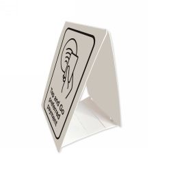 SIGN DURUS 100X150MM TAP AND GO PREFERRED TENT STAND BLACK/WHITE SIGN DURUS 100X150MM TAP AND GO PREFERRED TENT STAND BLACK/WHITE