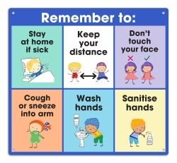 SIGN DURUS 650X650MM SCHOOL GATE HYGIENE & SOCIAL DISTANCE MULTI SIGN DURUS 650X650MM SCHOOL GATE HYGIENE & SOCIAL DISTANCE MULTI