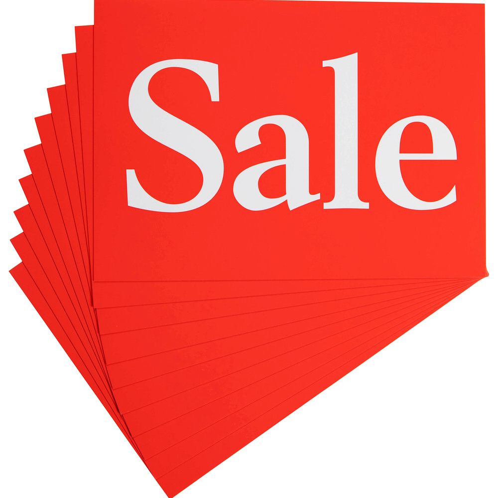 SIGN QUIKSTIK A4 SALE PK10