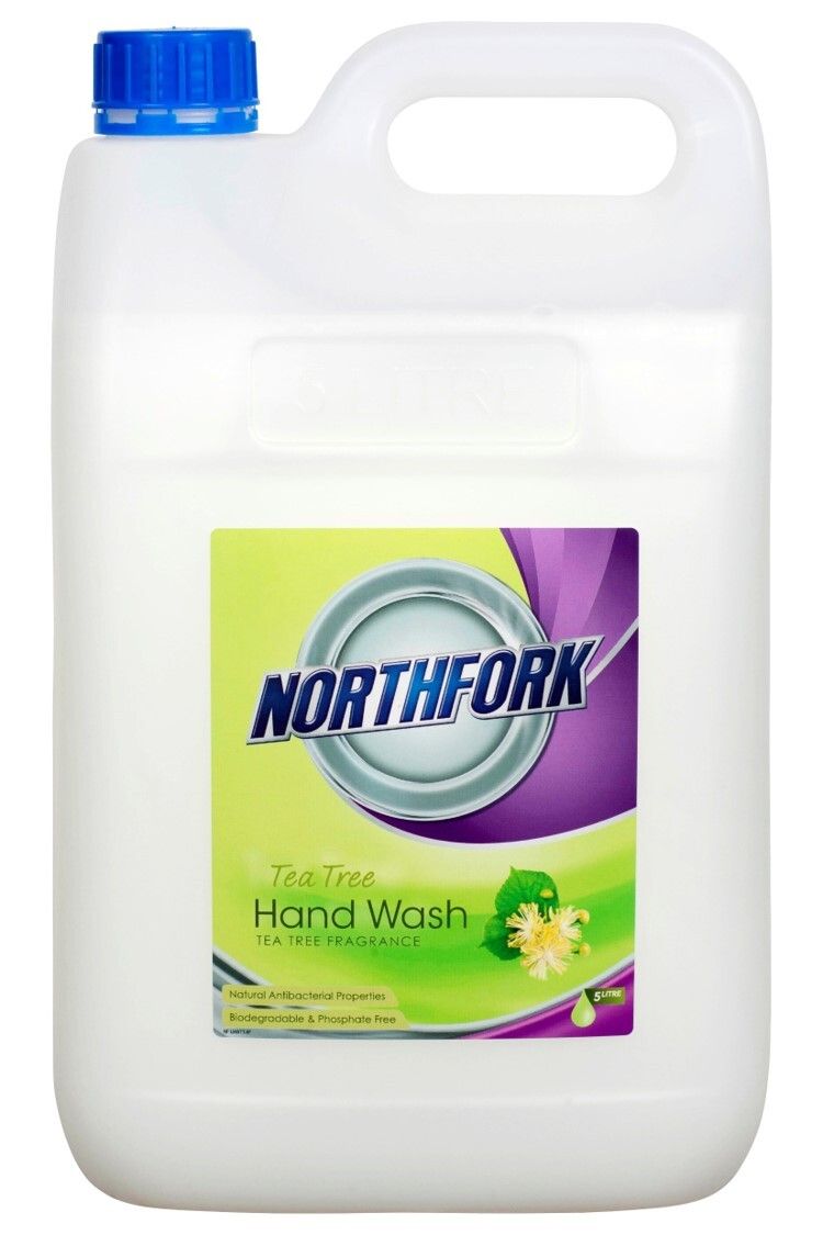 HAND WASH LIQUID NORTHFORK WITH TEA TREE OIL 5LTR HAND WASH LIQUID NORTHFORK WITH TEA TREE OIL 5LTR