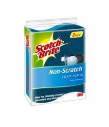 SPONGE SCOTCH BRITE NON SCRATCH SCRUB PK2