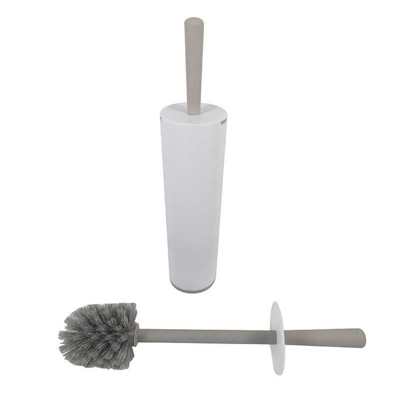 TOILET BRUSH COMPASS GREY/WHITE EACH