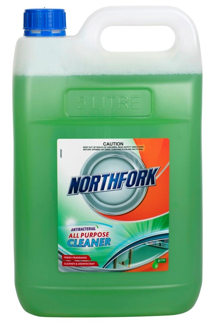 CLEANER ALL PURPOSE NORTHFORK ANTIBACTERIAL 5LTR