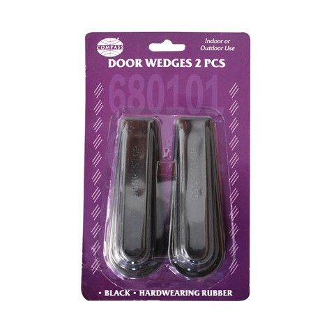 DOOR WEDGE COMPASS BLACK