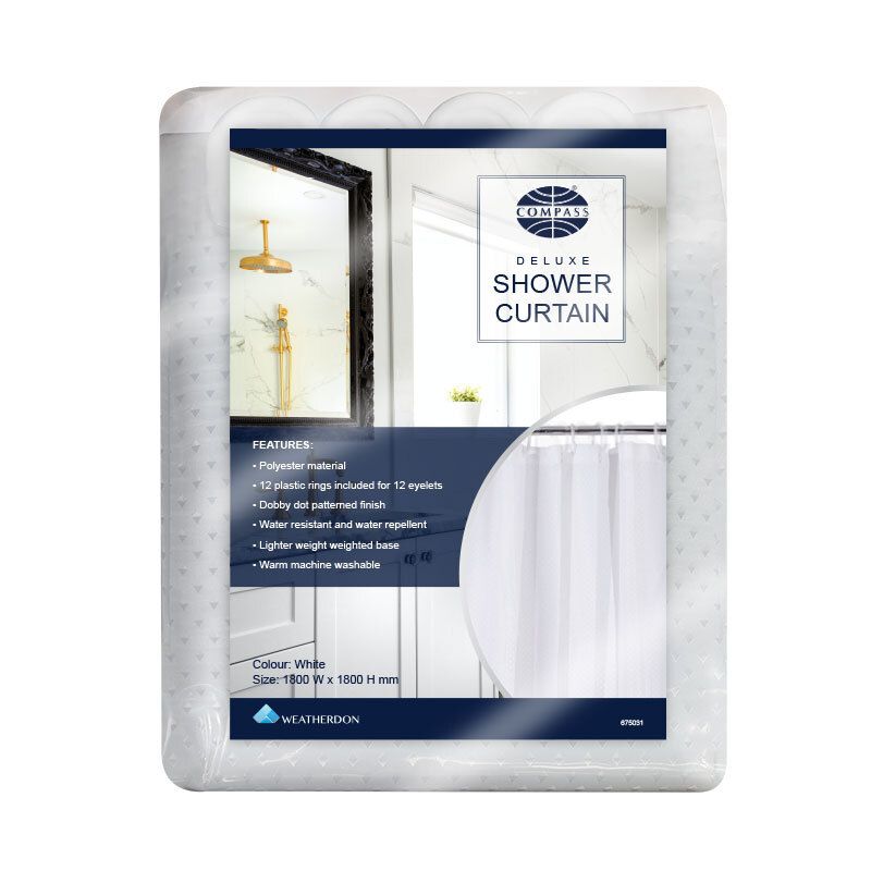 SP- SHOWER CURTAIN COMPASS DELUXE