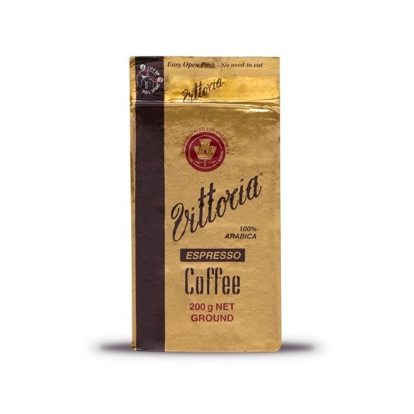SP- GROUND VITTORIA 200G VITT ESPRESSO GRN GOLD VITTORIA F&BPG
