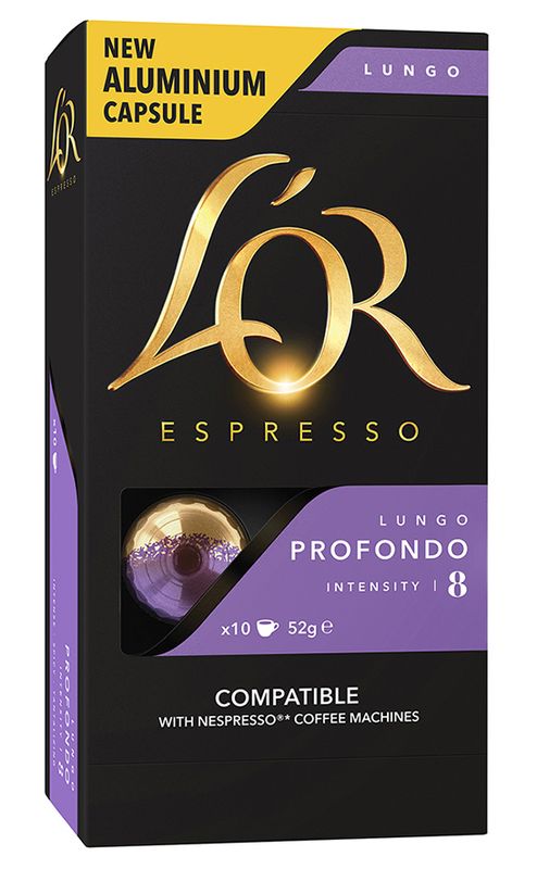 SP- CAPSULES L'OR ESPRESSO LUNGO PROFONDO 8 BX100