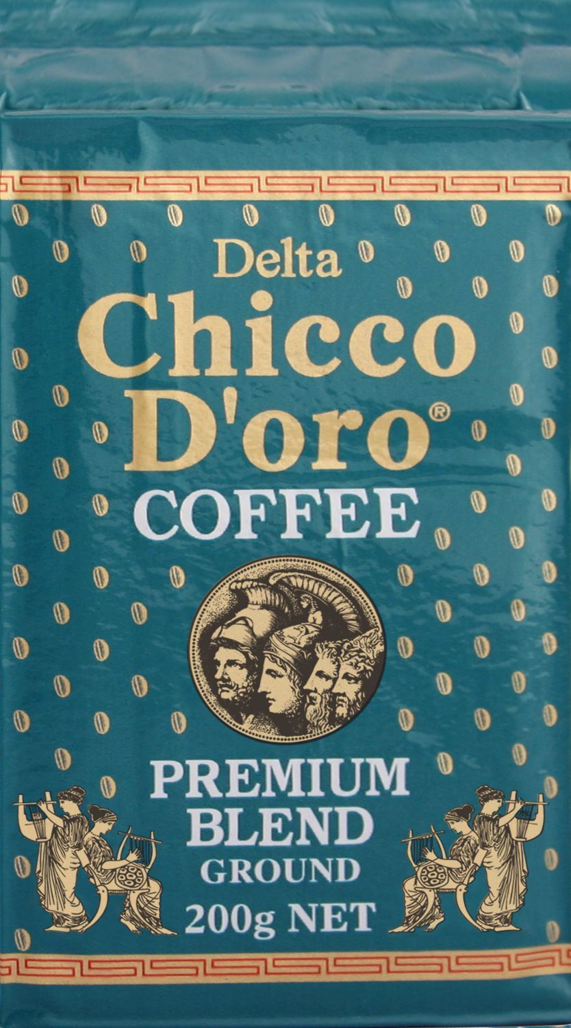 SP- BEANS CHICCO DORO 200G DELTA COFFEE GRND TURQUIOSE VITTORIA F&BPG SP- BEANS CHICCO DORO 200G DELTA COFFEE GRND TURQUIOSE VITTORIA F&BPG