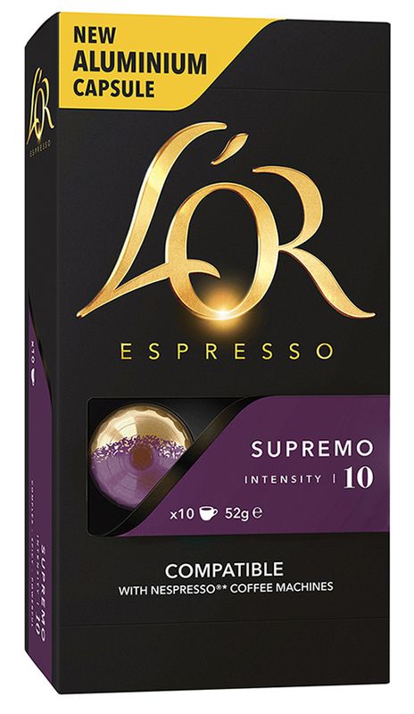 SP- CAPSULES L'OR ESPRESSO SUPREMO 10 BX100
