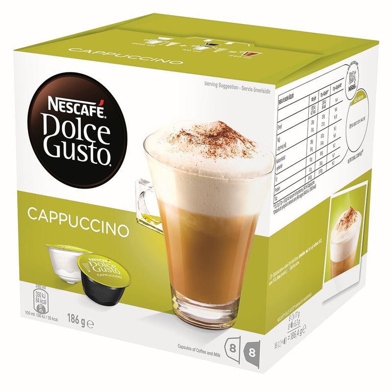 SP- COFFEE CAPSULES NESCAFE DOLCE GUSTO CAPPUCCINO PK16