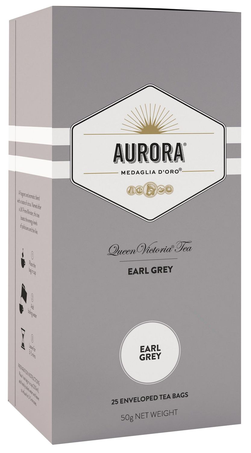 SP- TEA AURORA EARL GREY 25'S GREY VITTORIA