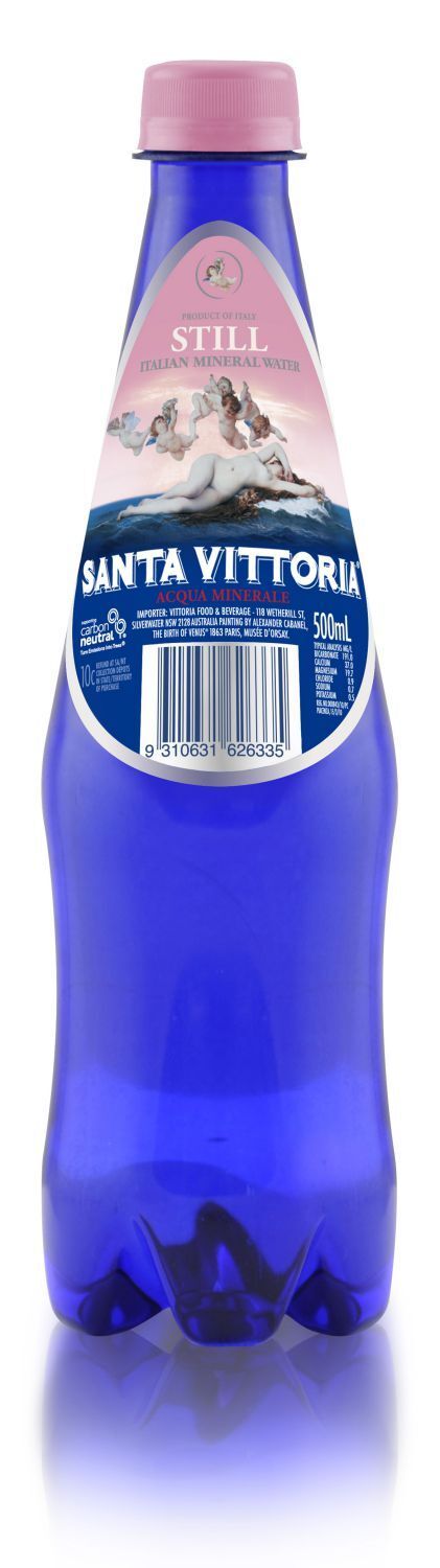 SP- MINERAL WATER SANTA VITTORIA 500ML STILL AZZURRA PET