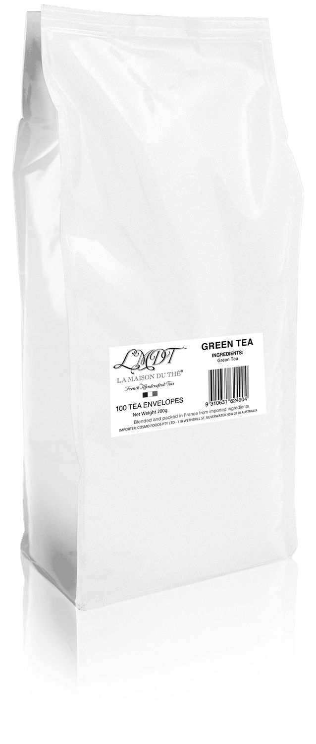 SP- TEA LMDT GREEN TEA ENVELOPE 100'S