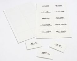 NAME BADGE REXEL INSERTS PK250