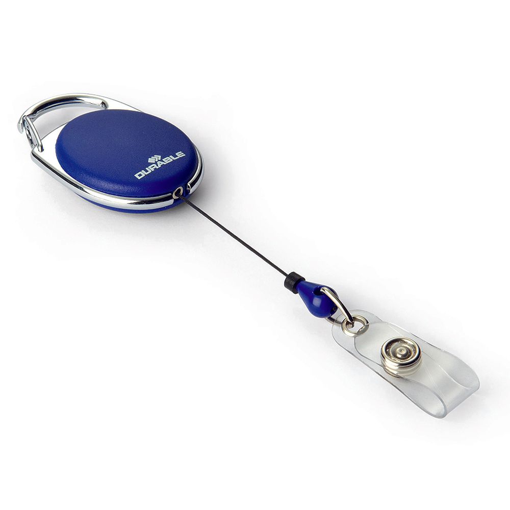 SP- NAME BADGE DURABLE REEL STYLE 80CM BLUE BX10