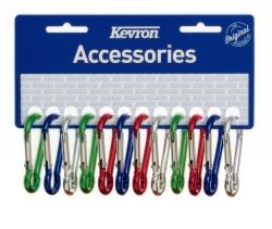 CARABINEER KEVRON SMALL 60MM CARD 12