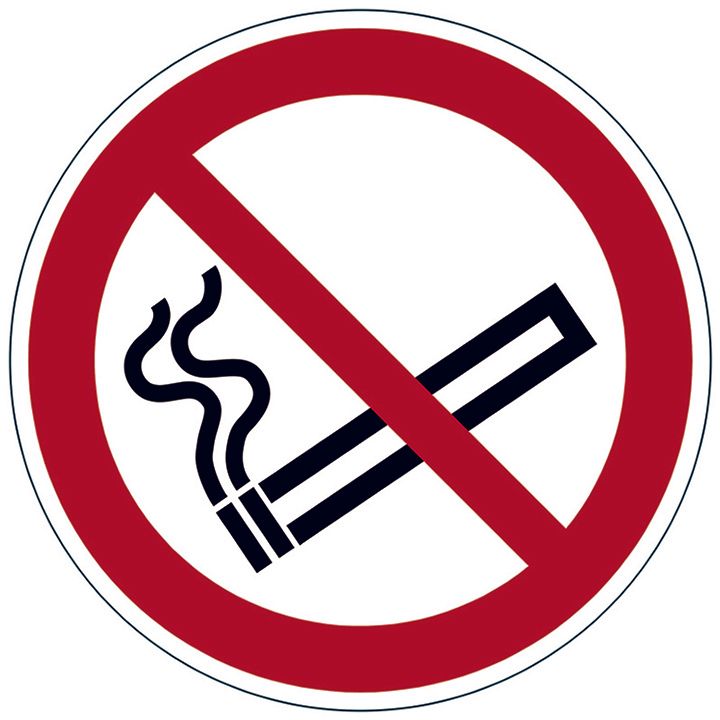 SP- MARKING SIGN DURABLE SIGH SMOKING PROHIBITED RED