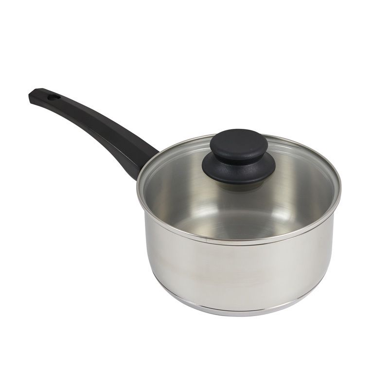 SP- SAUCEPAN CONNOISSEUR 18CM STAINLESS STEEL WITH GLASS LID
