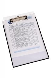 CLIPBOARD MARBIG A4 CLEARVIEW WITH INSERT COVER